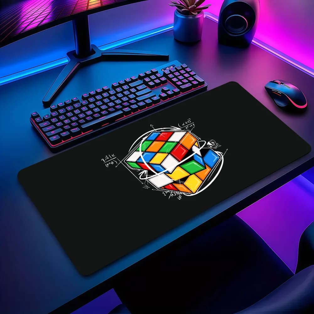 Cube Colorful R-Rubik s Mouse Pad Non-slip Thickened MousePad Large Writing Lockedge Office Student Gaming Cushion