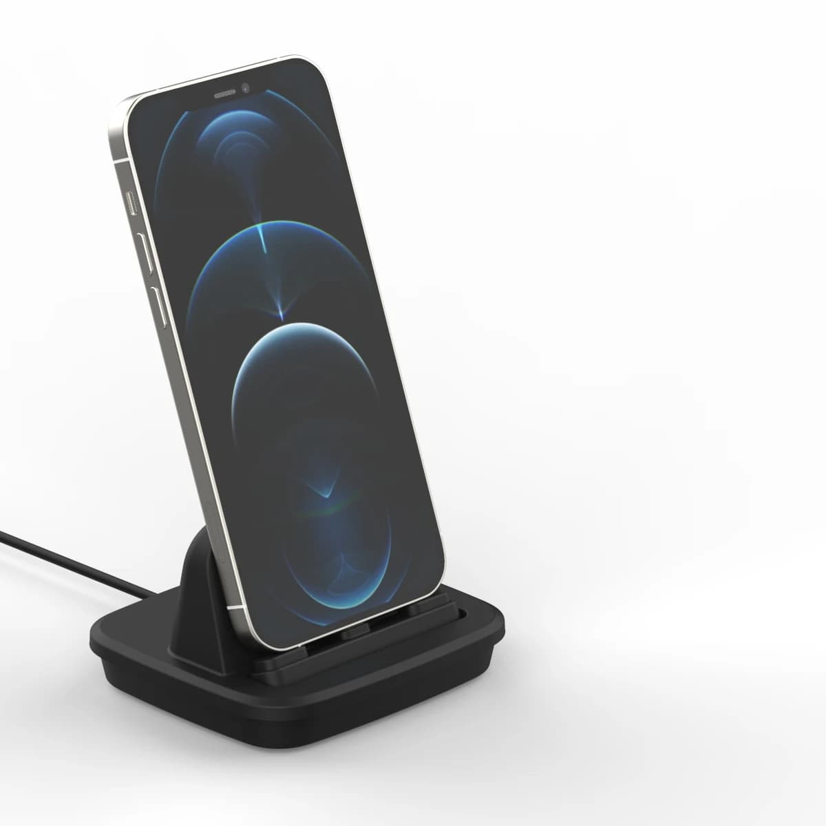 Type-C Charging Station for iphone 17 16 15 ProMax Type C interface Fast Charging USB-C Devices Sync Stand Flat for Type-C