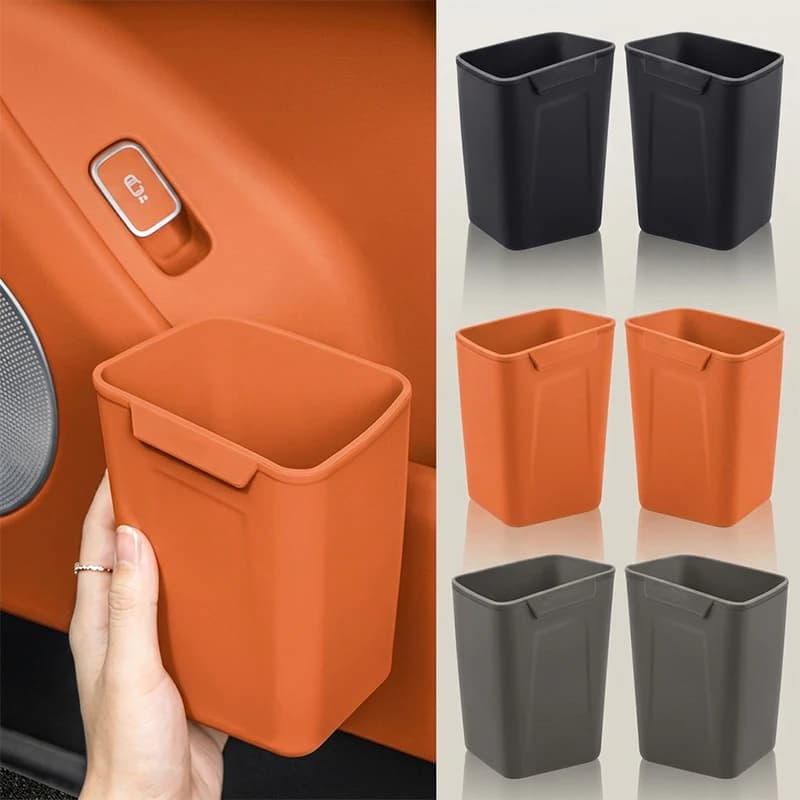 BLALION Silicone Car Door Storage Box Trash Can Multifunctional Auto Door Storage Bucket Umbrella Organizer for Car Accessories
