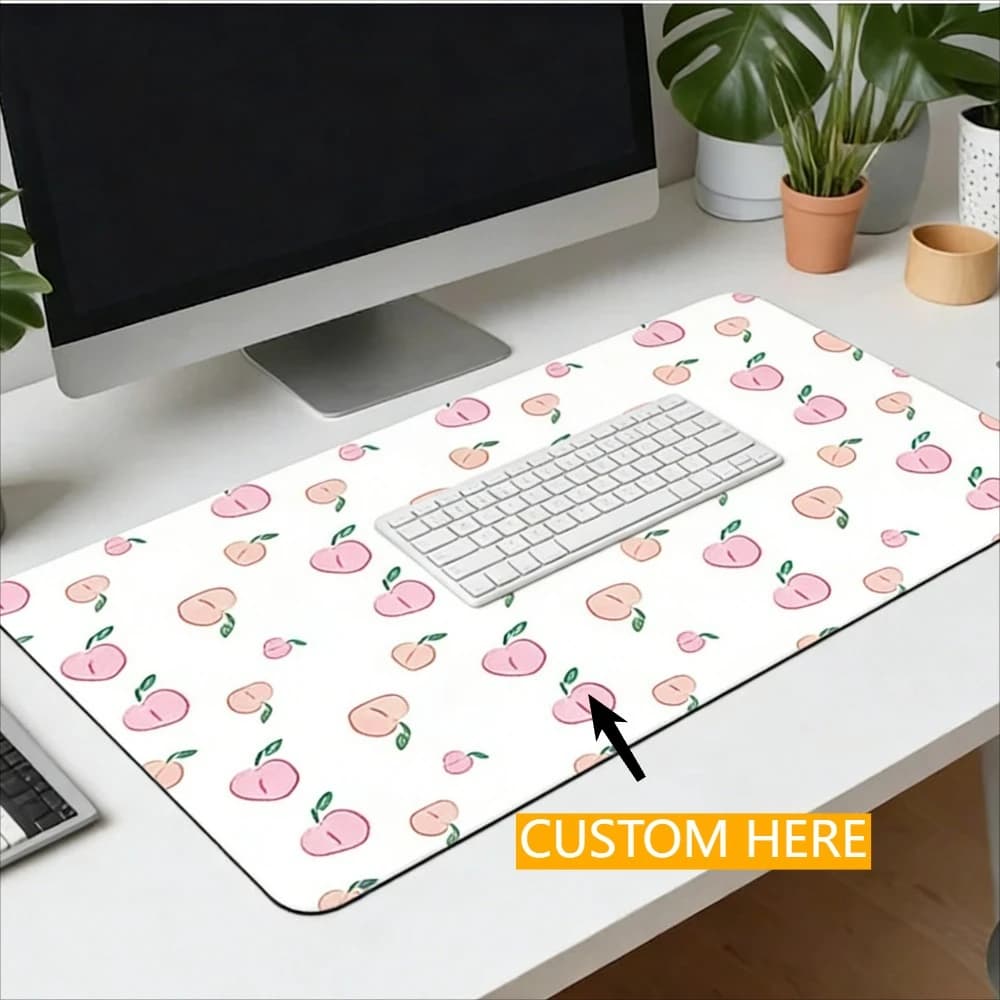 1pc Custom Mouse Pad with Photo -Personalized Desk Mat for Laptops, Perfect for Office, Gaming and Gifting. Ideal for Home Decor