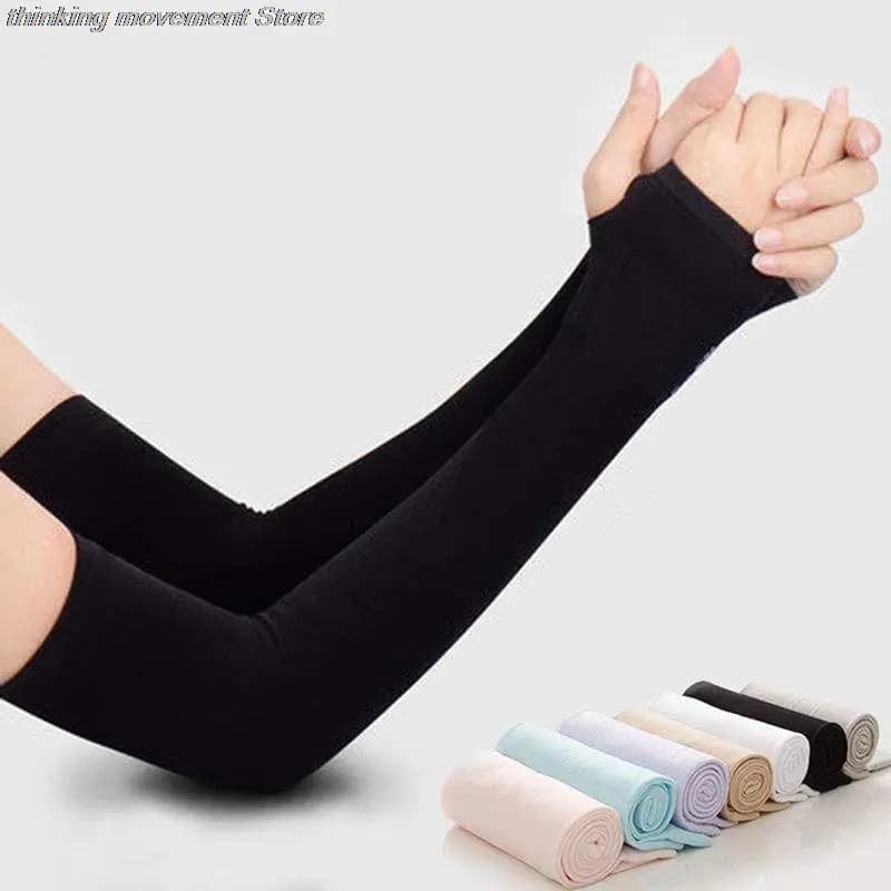 Outdoor UV Protection Arm Sleeves - Cooling Sun Sleeves for Men & Women, Breathable Thin Summer Glove & Arm Cover