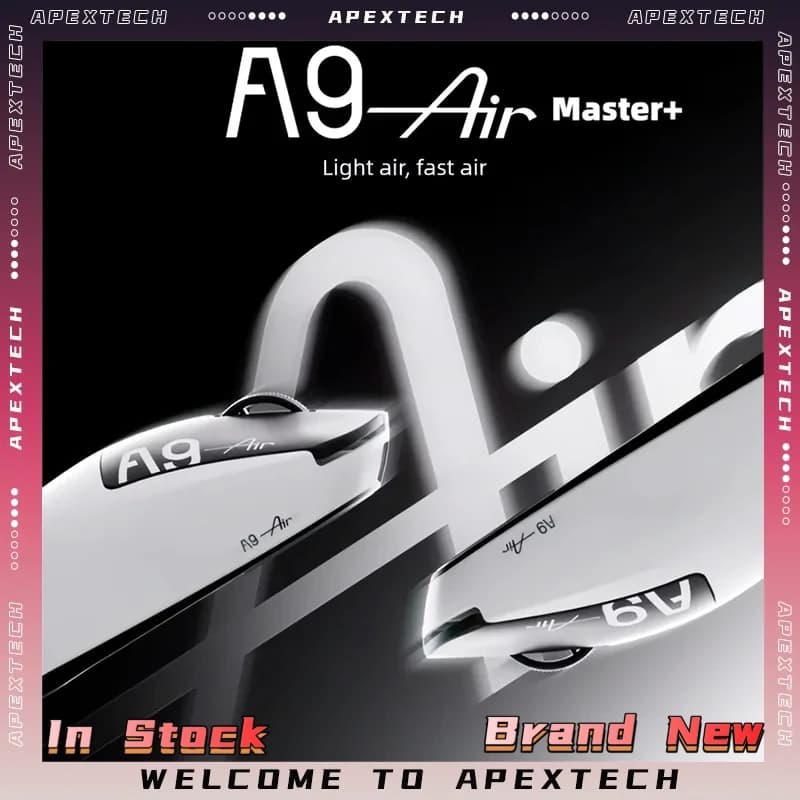 ATK A9 Air Ultimate Plus Gaming Mouse Wireless Bluetooth Lightweight PAW3955 Master Dual 8K Esports Mouse FPS Gaming Accessories