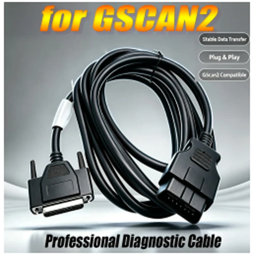 OBD2 16PIN DB25 Diagnostic Cable For GSCAN2 G-Scan-2 Car Auto Scanner Stable Data Transmission Plug Play Automotive Diagnostic T