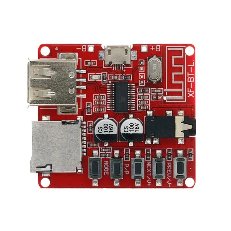 Bluetooth decoder board MP3 lossless car speaker amplifier modified Bluetooth 4.1 circuit board