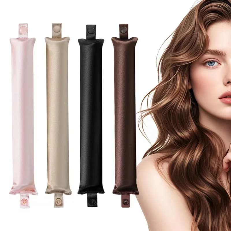 Heatless Hair Curler No Heat Hair Rollers Satin Curling Rod Headband Lazy Curls Soft Curlers Sleeping Flexi Rods Styling Tools