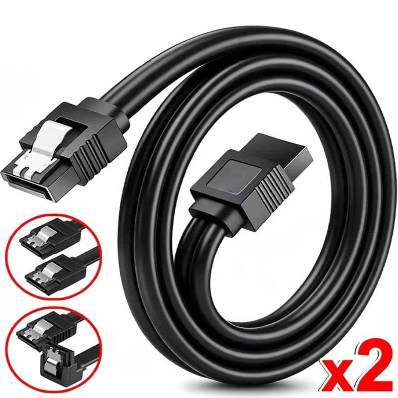 SATA III Cable Straight Bend HDD SSD Cable For CD Driver Writer HDD SATA Cable Super Quick Transfer Wire Hard Disk Cable Cord