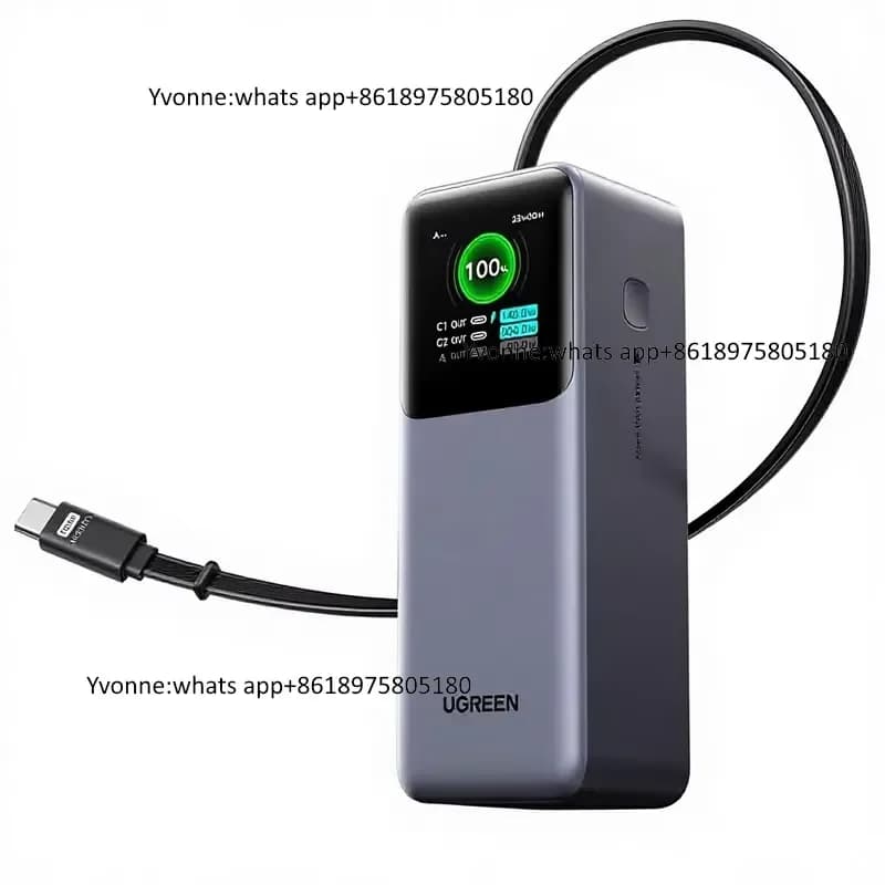 Nexode 20000mAh 165W Power Bank USB-C Cable 100W Input Fast Charging for Pro/Air 17/16 iPad Pro for S25