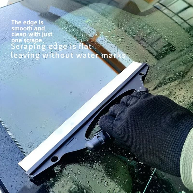 Car Wash Wiper Glass Wiiper Seamless Windshield Handle Silicone Scraper Anti Slip Automotive Beauty Film Application Tools