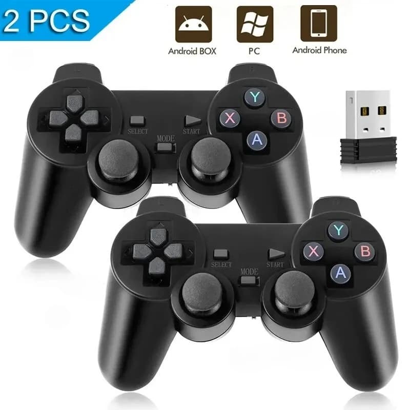 1PC/2PCS 2.4GHz Wireless Gamepad for Game Controller - USB Joystick for PC, Android TV, and PC BOX, GAME BOX Control