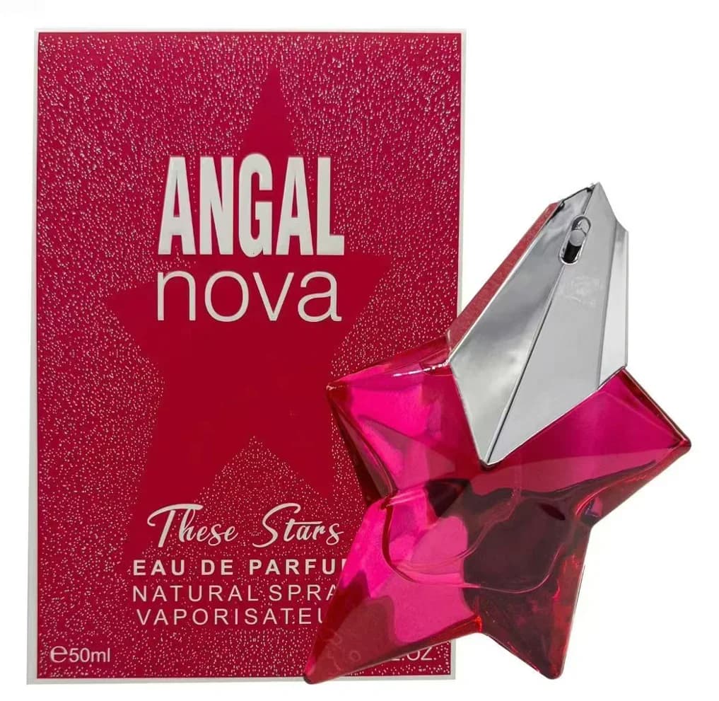 ANGAL Nova These Stars Eau De Parfum for Women Long Lasting Fragrance Spray, Star Shape Perfume for Female, Sweet Floral Scent, 1.7 fl oz / 50ml