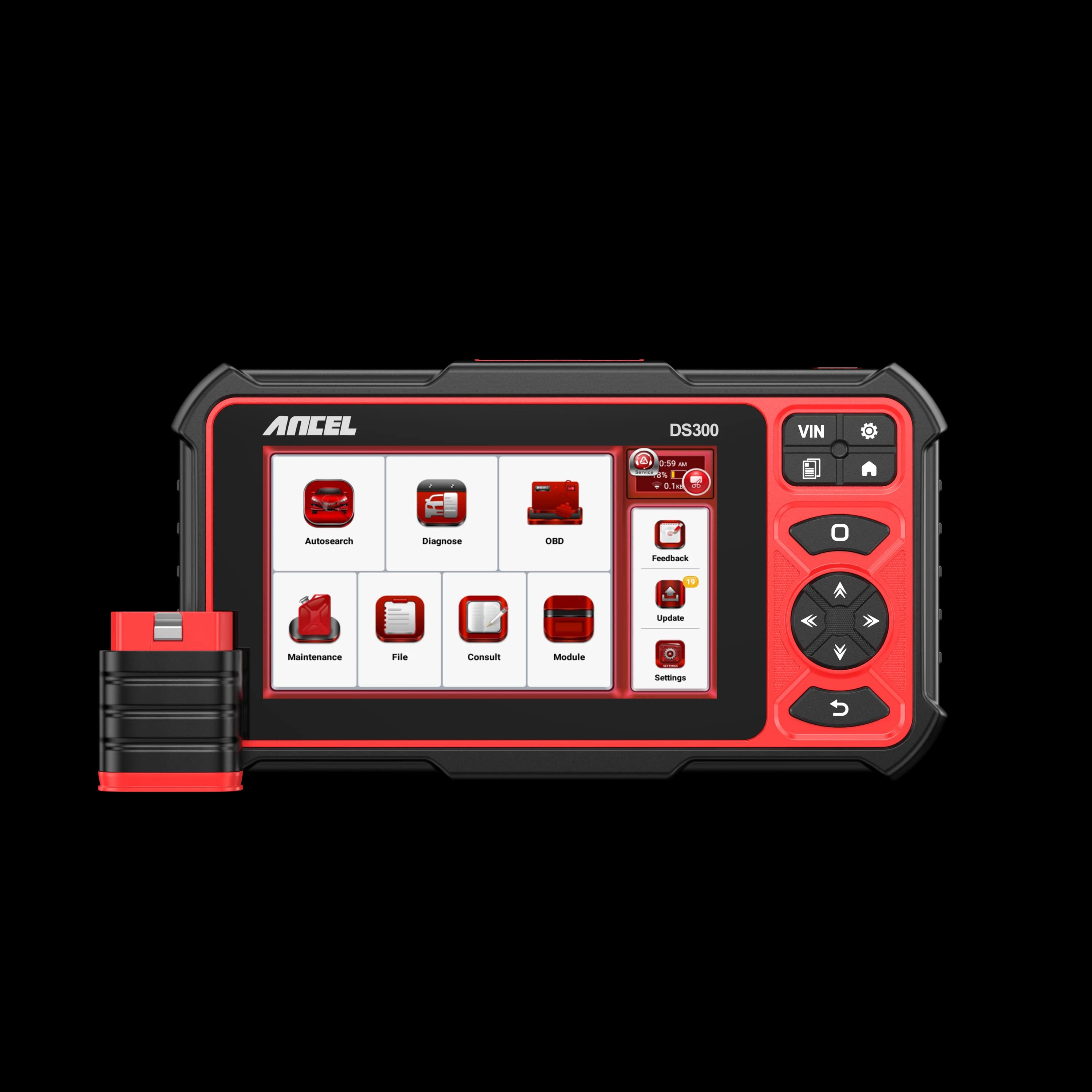 Ancel DS300 Professional Car Diagnostic Tools OBD2 All System Car Injector Coding Reset Diagnose Tool OBD2 Automotive Scanner