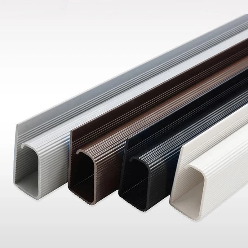 Self-Adhesive Under Desk Cable Raceway – 40cm/15.75in PVC Cord Organizer Strip, Hide Wires for Office and Home