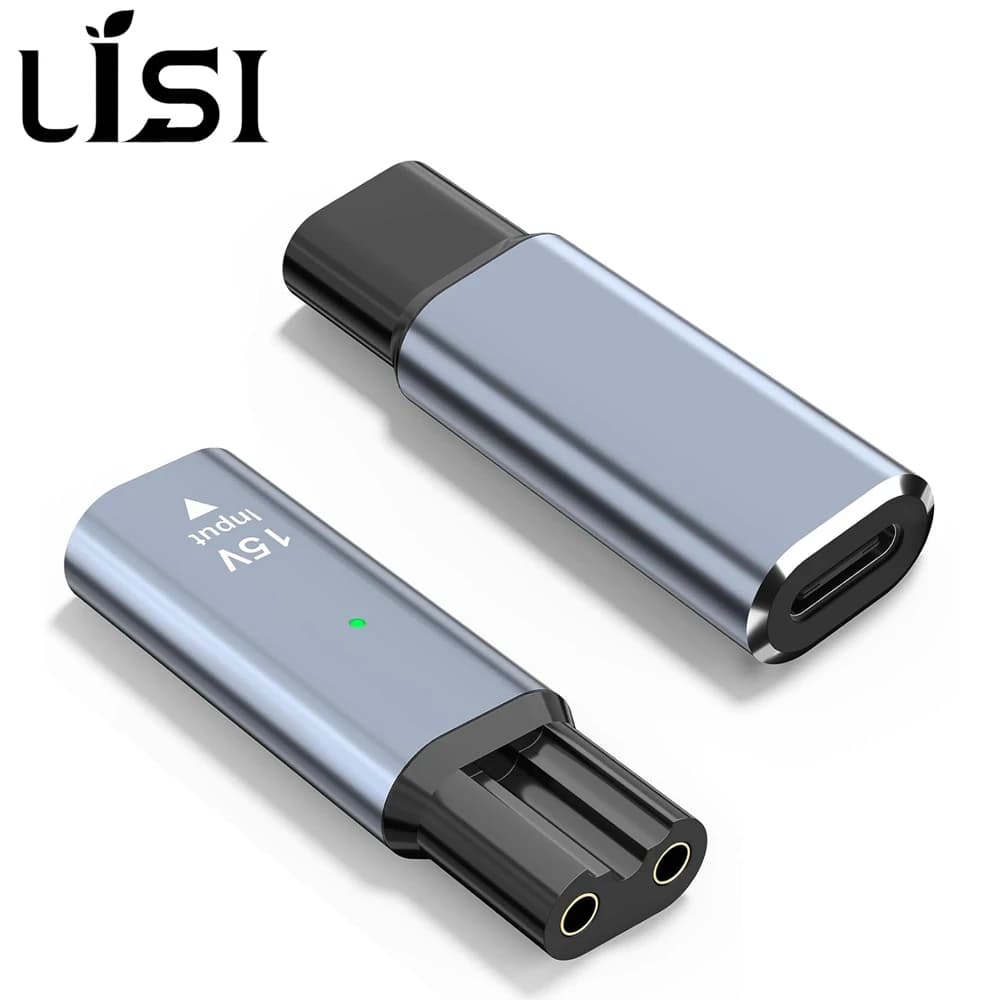LISI 15V HQ8505 Type-C Shaver Adapter Charging Converter for Philips Norelco One Blade Pro QP6510 QP6520 QP6530 Beard Trimmer
