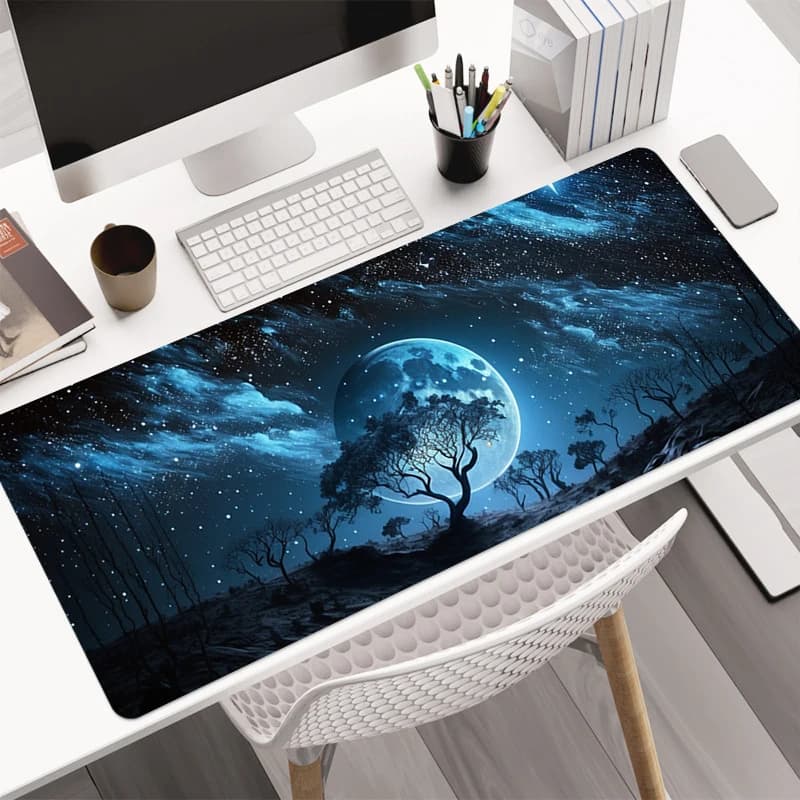 Custom Logo Pattern XXXL Waterproof Rubber Gaming Anime Mouse Pad Microfiber Mouse Pad for Office Use 2mm thick