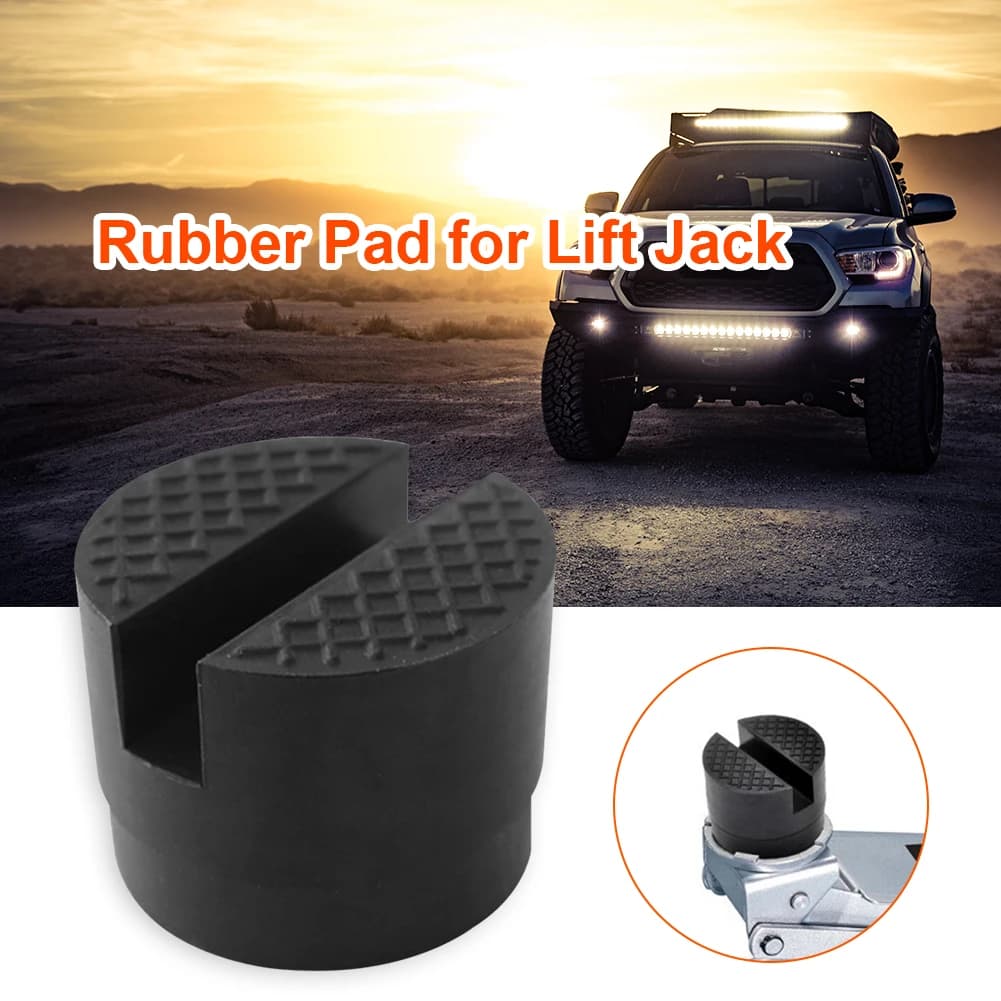 Universal Car Lift Jack Stand Rubber Pads Frame Protector Adapter Floor Slotted Car Jack Rubber Pad For Lexus Subaru Fiat Volvo