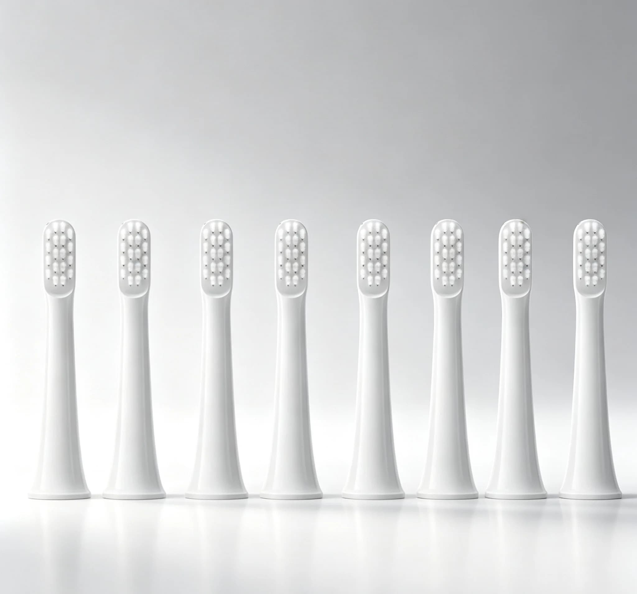 8 Pack Replacement Brush Heads for Xiaomi Mijia T100 Sonic Electric Toothbrush, Dupont Soft Bristles