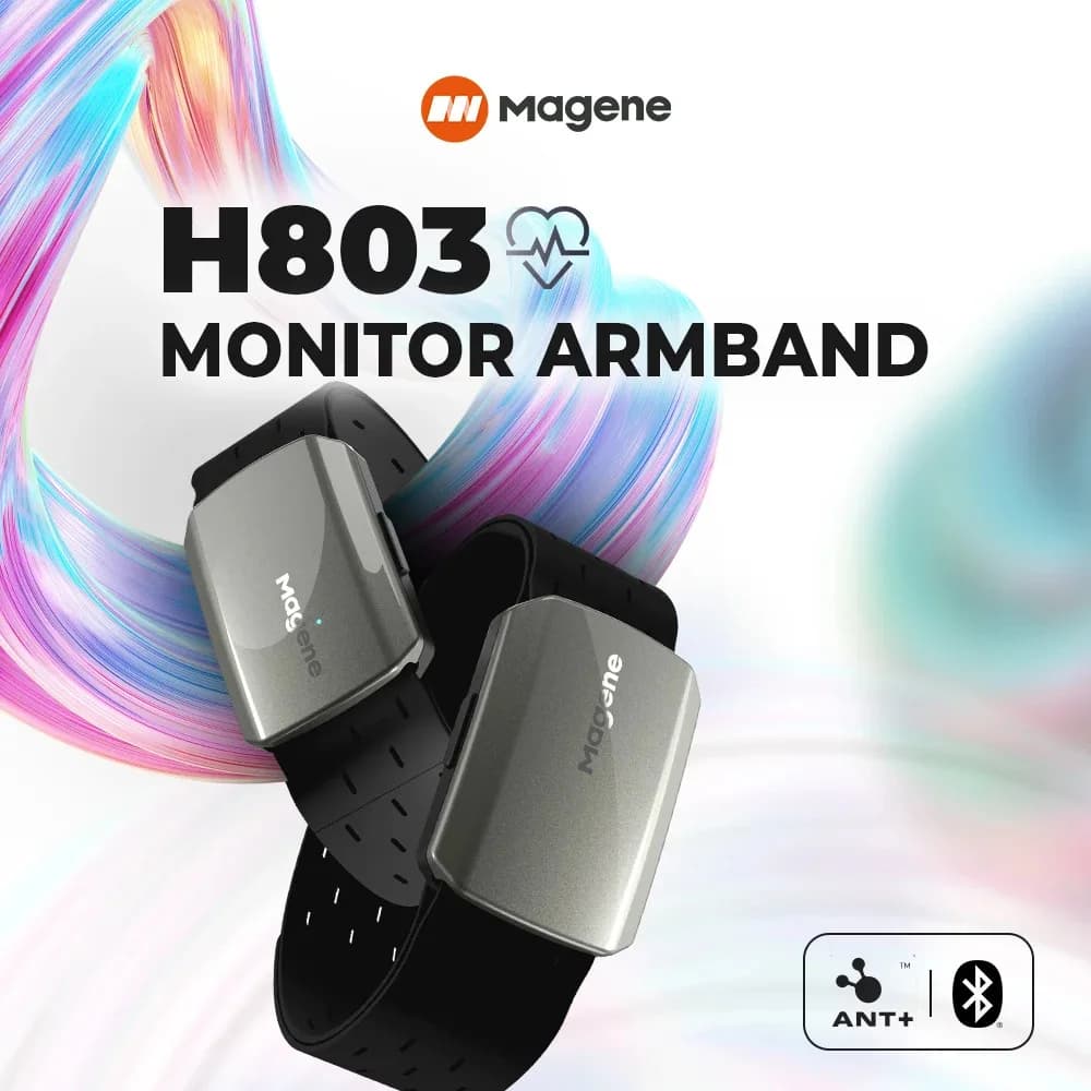 Magene H803 Heart Rate Armband Monitor Dual Mode Bluetooth ANT H803 Sensor Arm Wrist Strap Fitness Heart Tracker Health Exercise