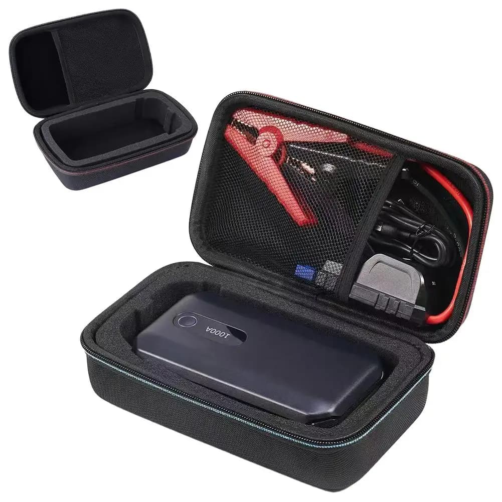 Shockproof EVA Storage Case | Custom Foam Insert & Mesh Pocket | Ideal for Multimeter, Car Jump Starter & Small Electronics