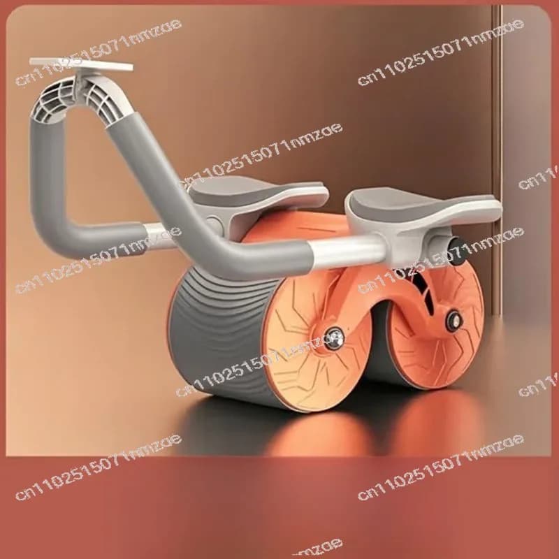 Auto Rebound Ab Roller Wheel Abdominal Exercise Trainer Home Fitness Core Workout Equipment