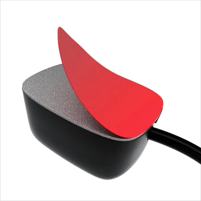 Universal Car Toggle Switch with Cable 60cm/100cm DC 12V Paste Type Mini Button for Fog Lights Drive Neon Ring Lights