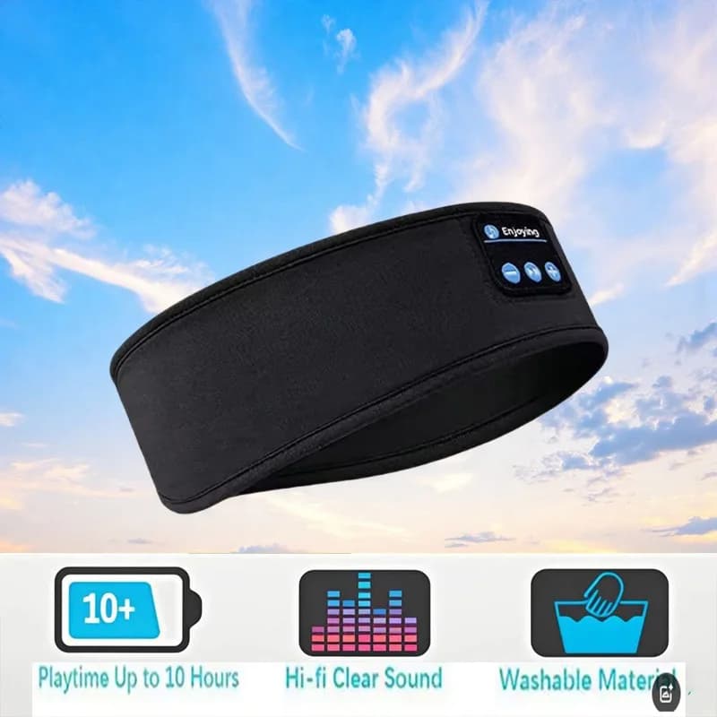 New Bluetooth Sleep Headset Wireless Headphones Music Eye Mask Sleep Sports Headband Outdoor Running Yoga Headband