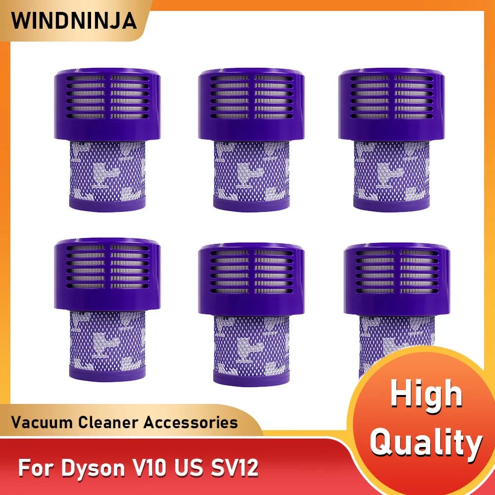For Dyson V10 US SV12 Filter Hepa Accessories Robot Vacuum Cleaner Washable Filter Replacement Cleaning Spare Parts