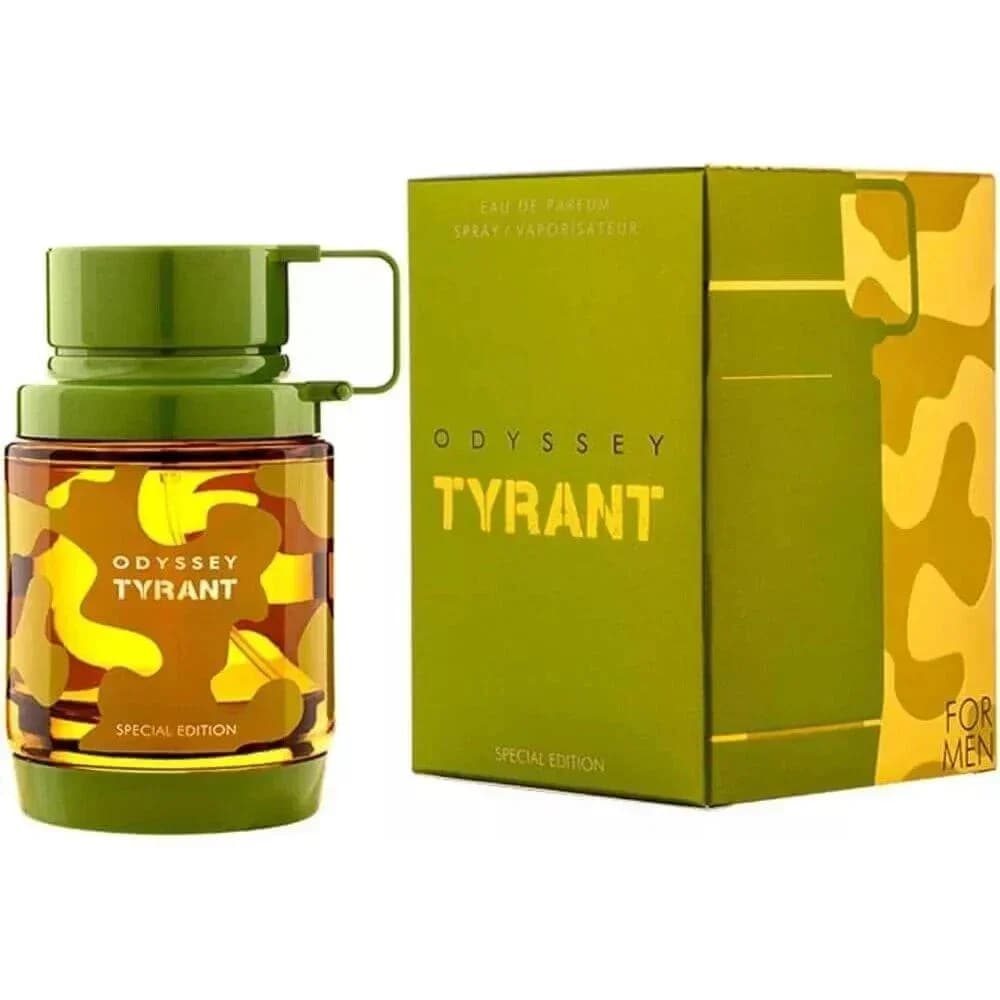 ODYSSEY TYRANT Special Edition Eau De Parfum for Men 3.4 fl oz (100ml) Long Lasting Fresh Woody Fragrance Spray
