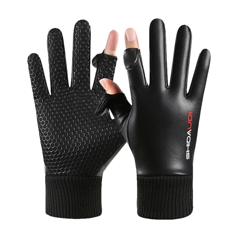 Motorcycle Fleece Lining Thermal Gloves Touch Screen Waterproof Full-finger Cover Motorbike Cycling Riding Snow Ski Warm Mittens