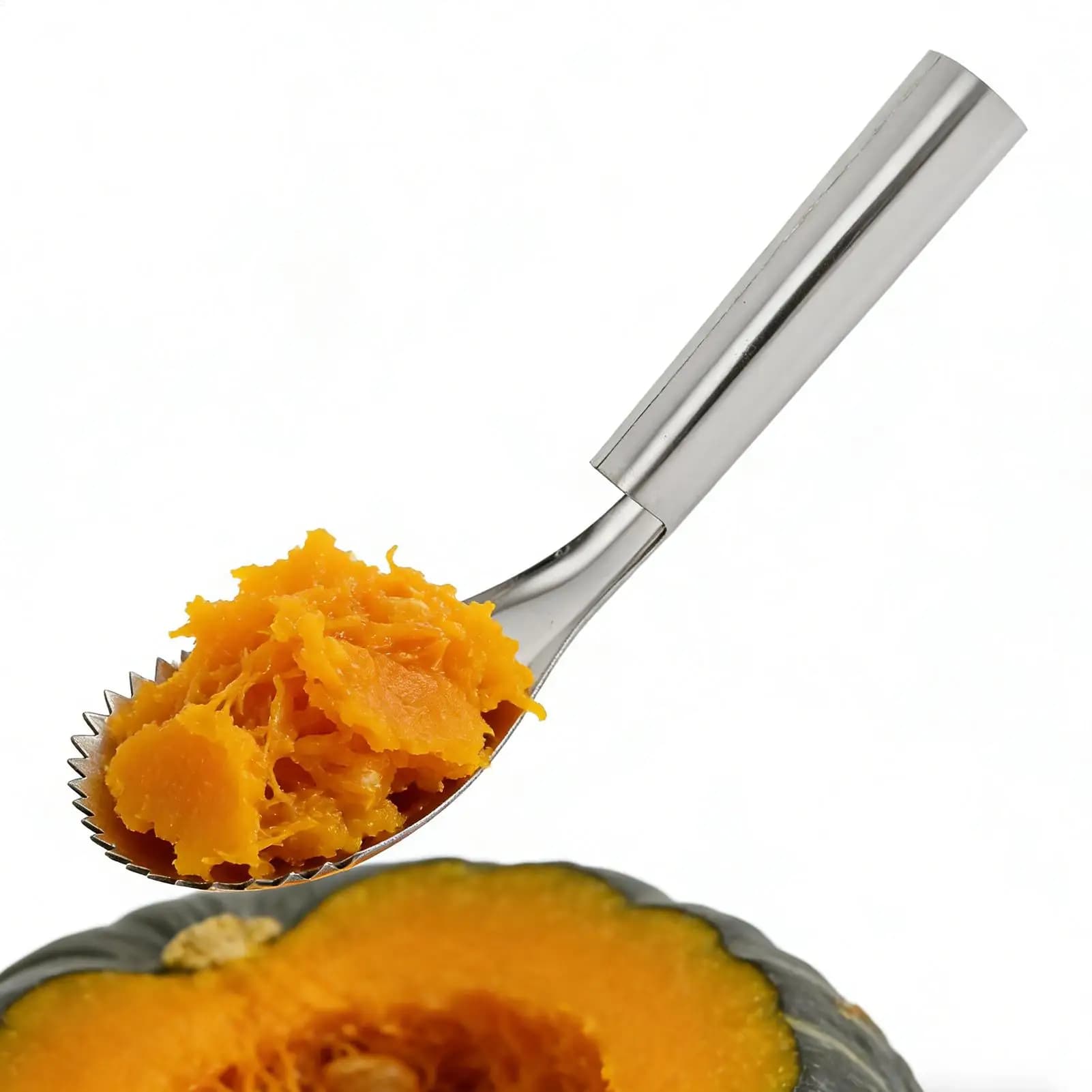 1PC Pumpkin Scooper Stainless Steel Corer Tool Manual Core Remover Kitchen Gadget Pumpkin Pulp Scooper Fruit Core Removing