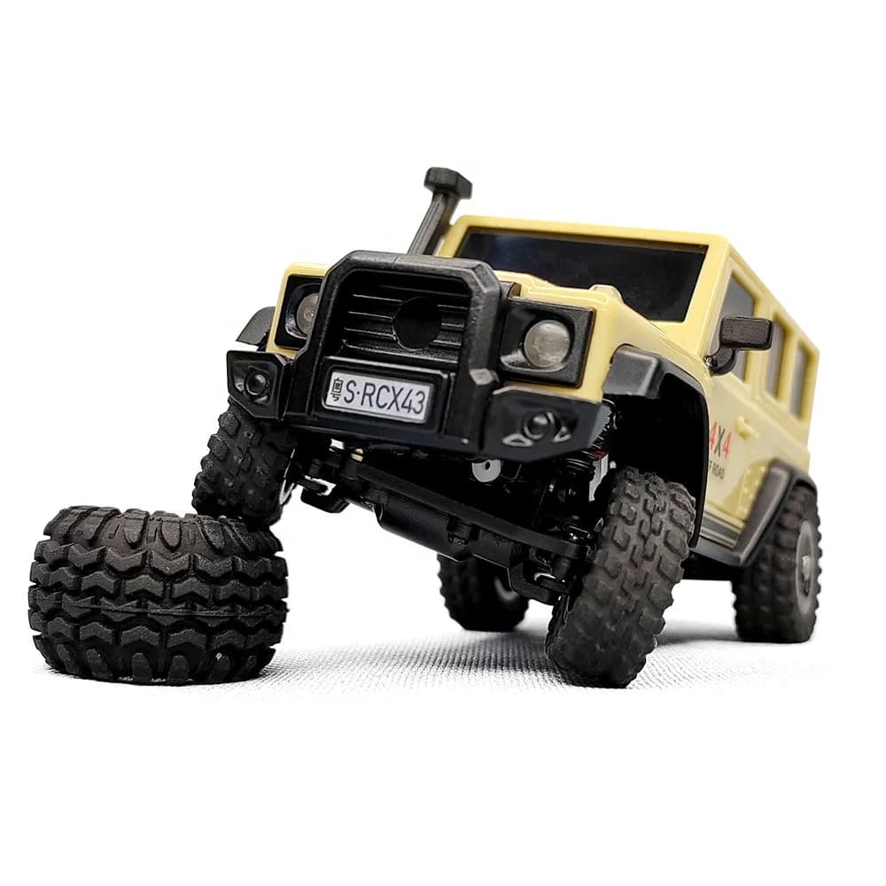 LDARC X43 1:43 Crawler RC Car Simulation Full Time 4WD Climbing Vehicle Toy Remote Control Toys RTR Kit for Man and Adults Toys