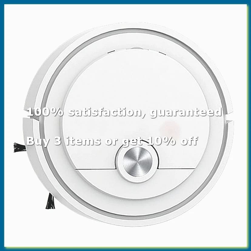 Smart Sweeping Robot Vacuum Cleaner 300Pa Vacuum Suction Easy to Use for Hard Floors Pet Hair Carpets-A009