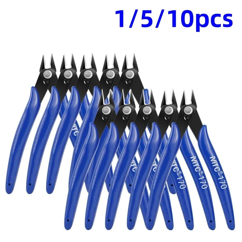 1/5/10PC 170 Wishful Clamp DIY Electronic Diagonal Pliers Side Cutting Nippers Wire Cutter 3D Printer Parts Hand Tools