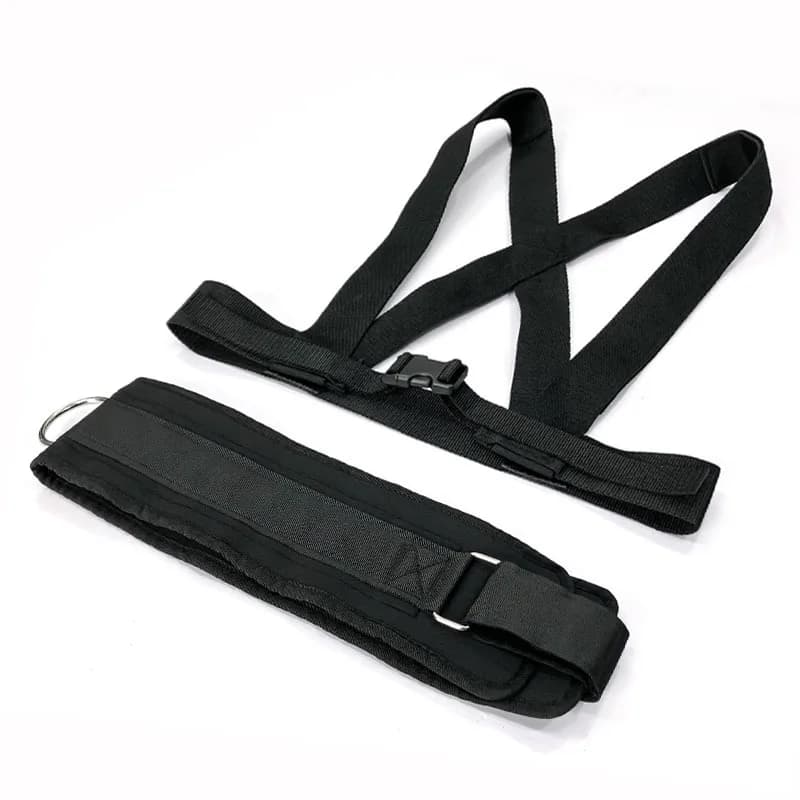 Dual Resistance Latex Pull Rope Elastic Band Track Field Sprint Power Jumping Physical Conditioning Training