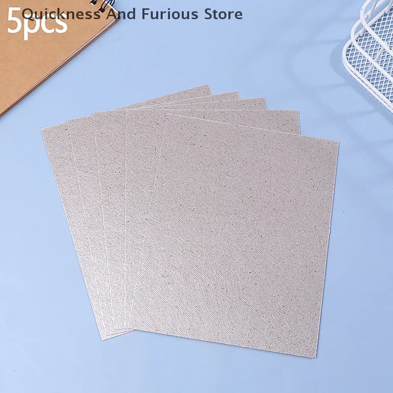 【TO】5Pcs Microwave Oven Repairing Part 150x120mm Mica Plates Sheets For Microwave Ovens Hair Dryers Toasters Heaters