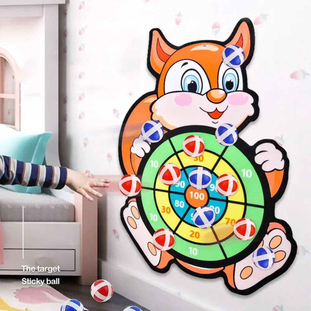 Cartoon Classic Educational Outdoor Party Throw Dartboard Indoor Sticky Ball Toys Target Sports Game Gift Dart Board Game ﻿