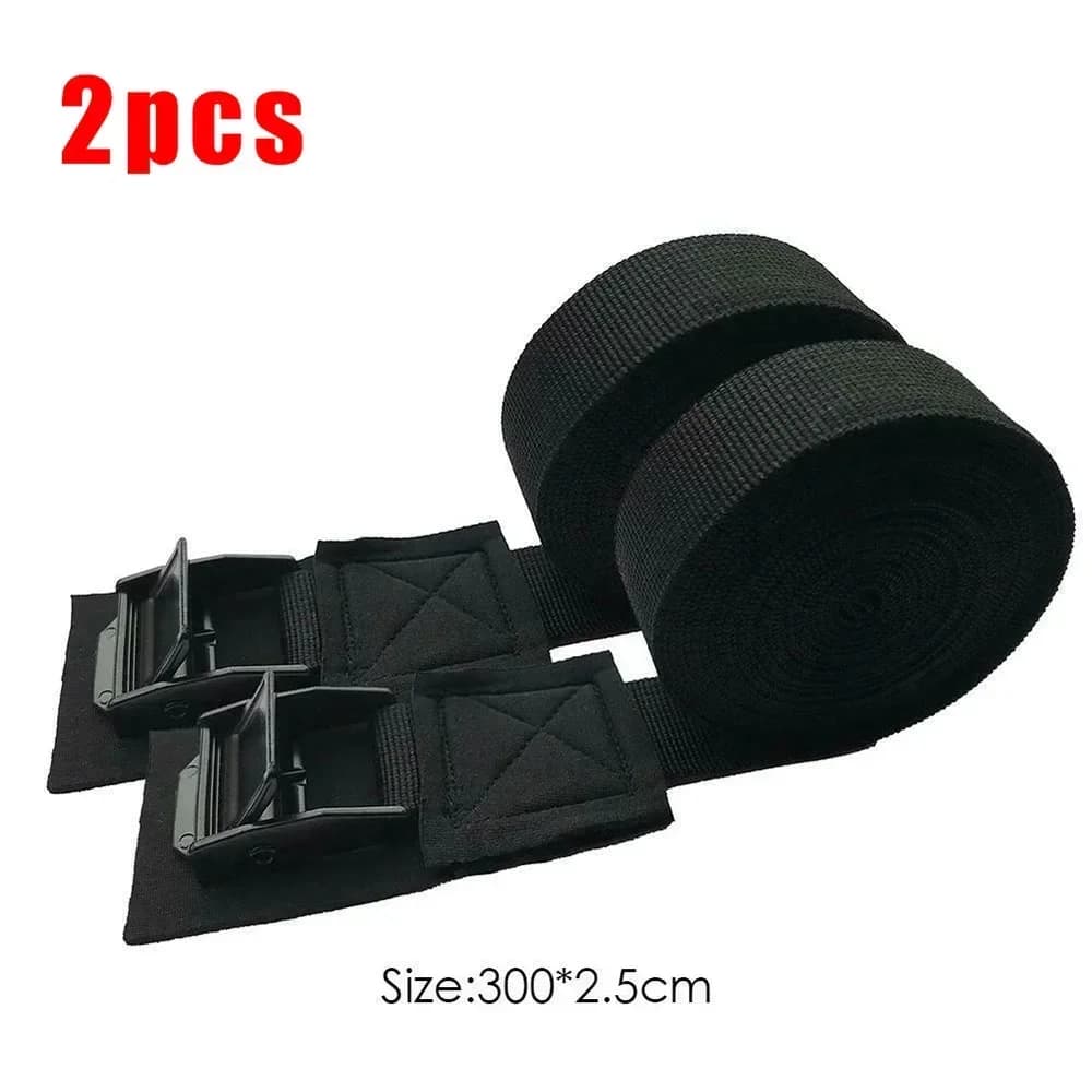 2 Pcs 250kg Car Roof Rack Kayak Cam Buckle Lashing Strap Luggage Strap Polyester Quick Release Lashing With Buckle