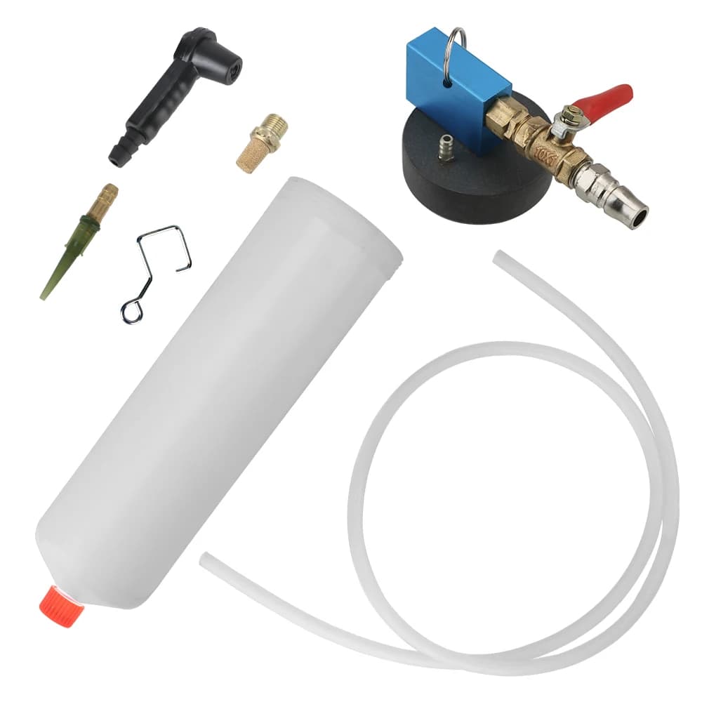 Professional Car Brake Fluid Oil Change Extractor - Syringe Pump Transfer Fuel Dispenser & Vacuum Bleeder Tool