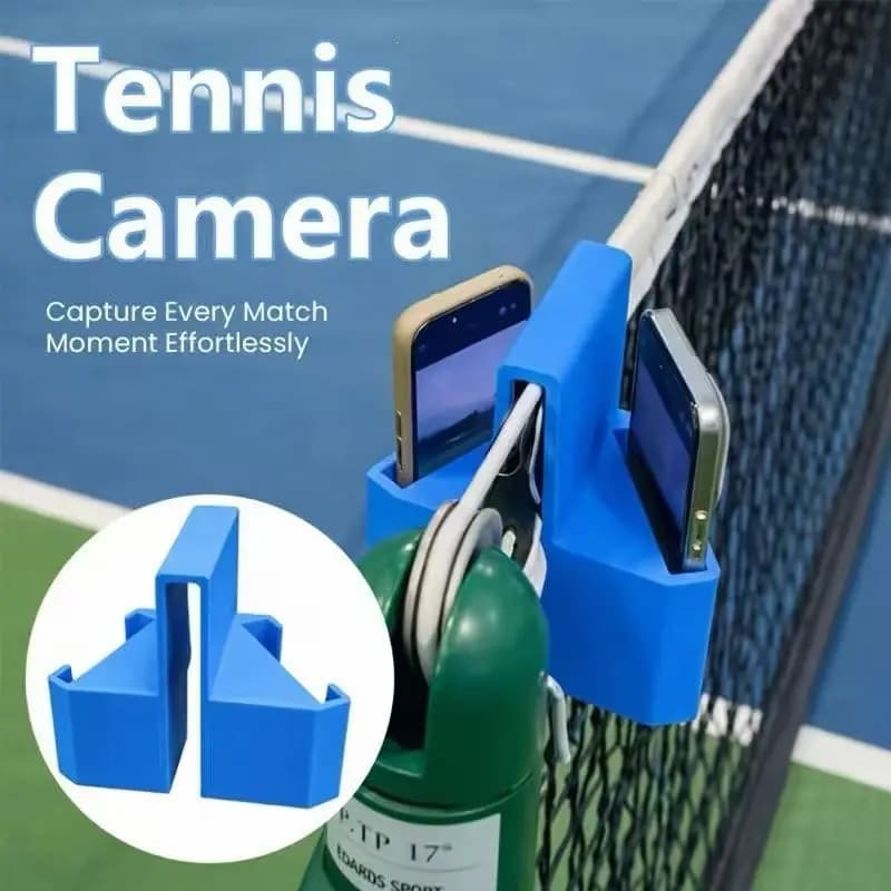 2pcs Tennis Net Camera Mount Phone Holder Mount Outdoor Sports Video Recording Fence Phone Holder For Badminton Baseball Tennis