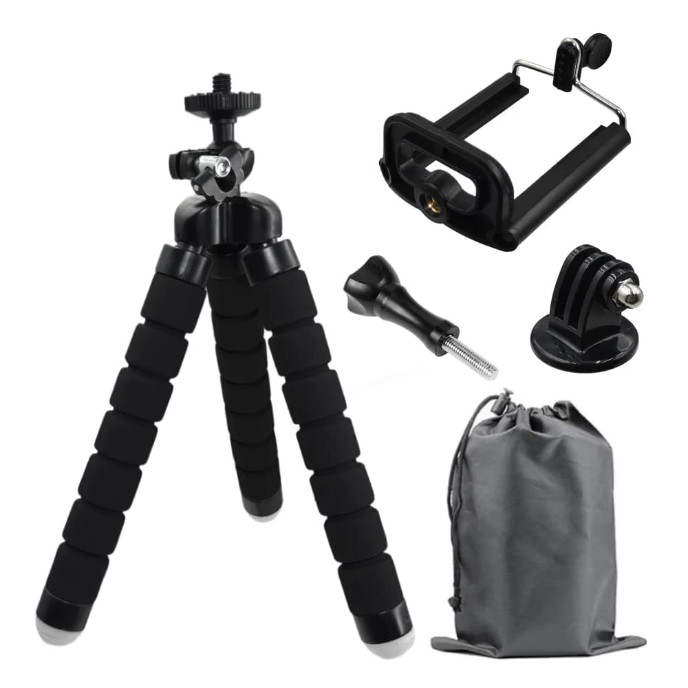 Octopus Flexible Tripod Mini Table Tripods for Gopro Hero 13 12 11 10 9 8 7 Dji Action 6 5Pro Camera Accessories