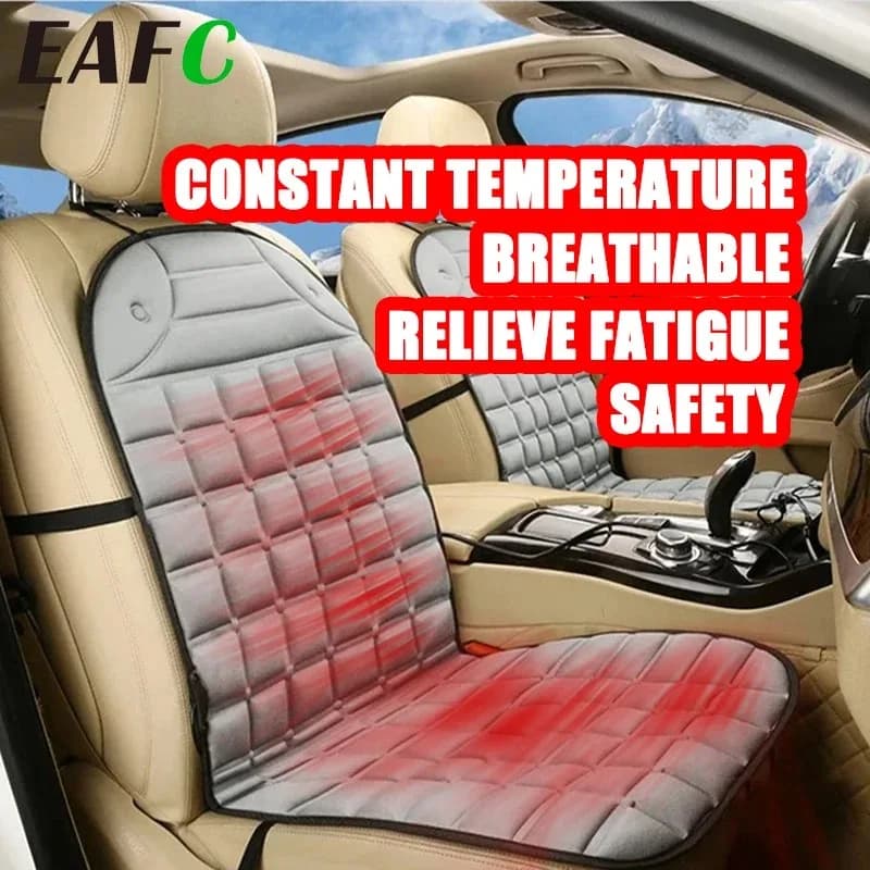 EAFC Universal 12V Car Front Electric Seat Heated Cover Heater Cushion Temperature Controller Winter Warmer Auto Seat Cushion