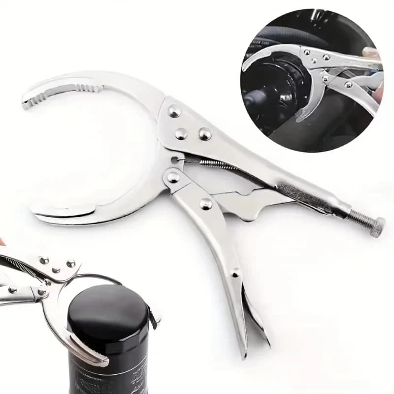 Multi-Function Engine Oil Filter Wrench Car Disassembly Tool Repair Clamp Filter Wrench Oil Grid Wrench Oil Change Adjustable