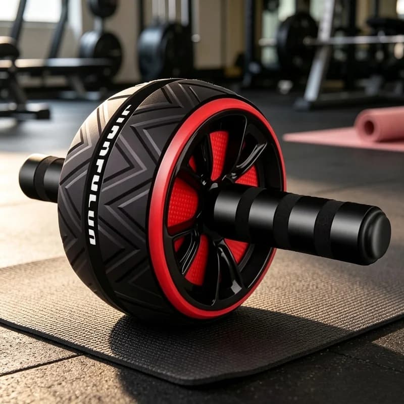 Non-Slip Ab Roller Wheel, Durable Core Abdominal Workout Fitness Equipment for Men Women Home Gym