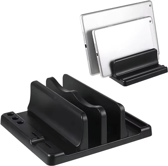 Office ABS  Laptop Stand Vertical Save Desktop Space Easy To Place Computer Accessories Scalable Width Office Desk Storage