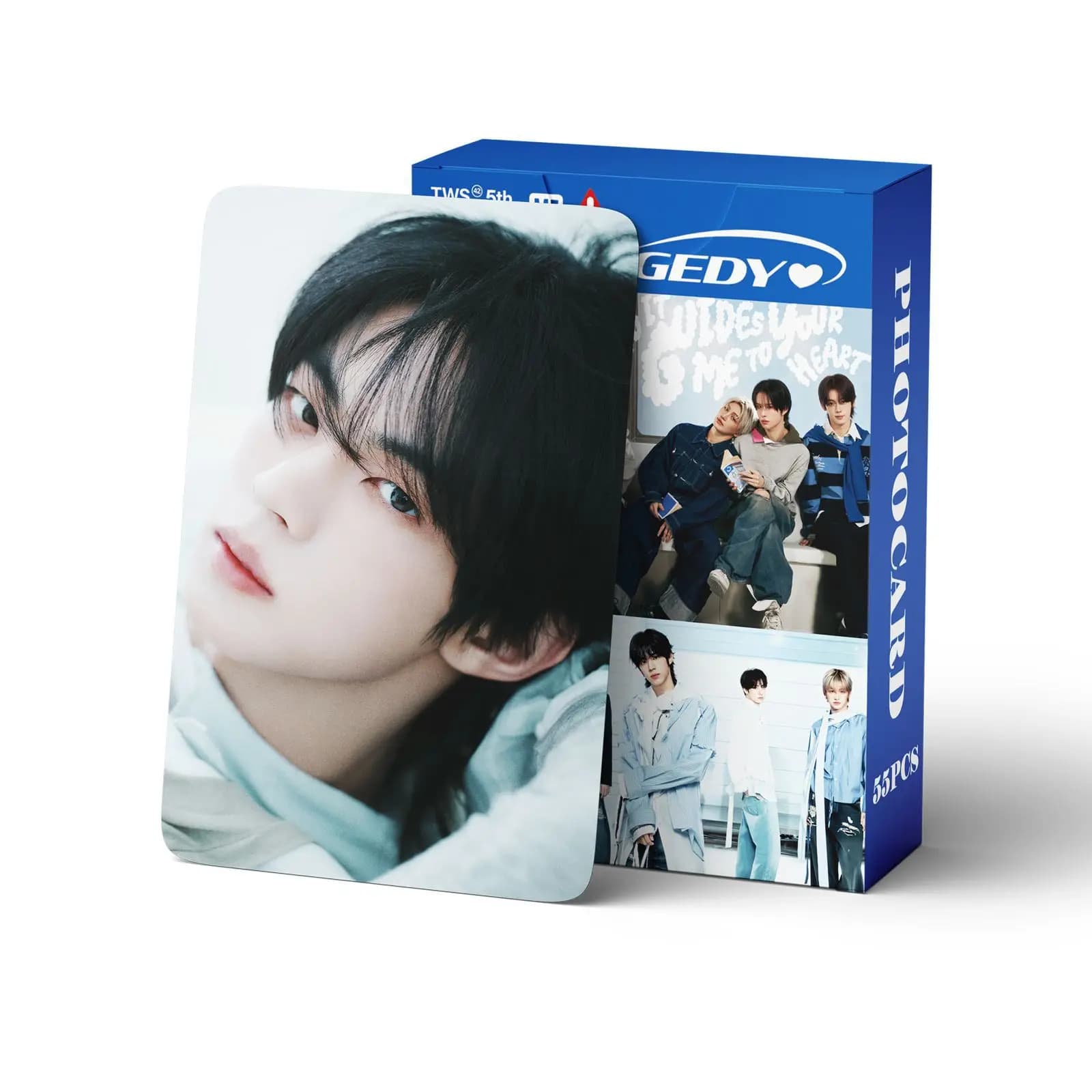 55pcs TWS New Album NO TRAGEDY YOUNGJAE JIHOON Photocards Kpop Merch Lomo Cards Set Fans Collection Cards Gifts