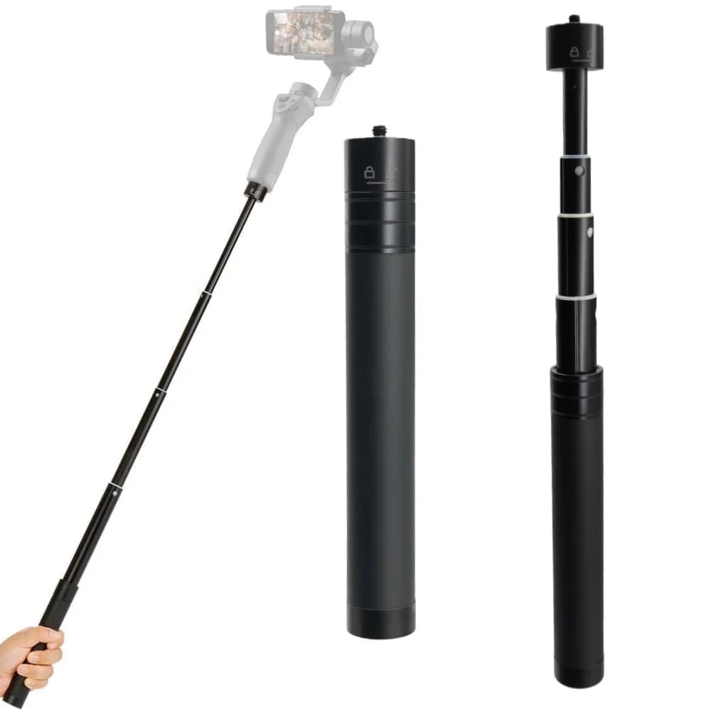 Extension Rod Pole For Stabilizer Max Length 73cm Aluminum Alloy Pole with 1/4 Inch Screw for Gimbal Stabilizer Zhiyun Feiyu