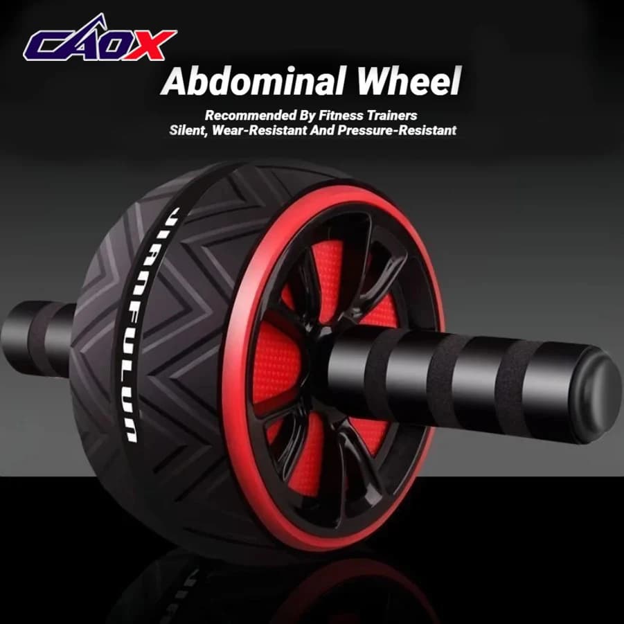 CAOX Non-Slip Ab Roller Wheel Home Gym Fitness Equipment for Men And Women Core Workout Abs Exercise Abdominal Training