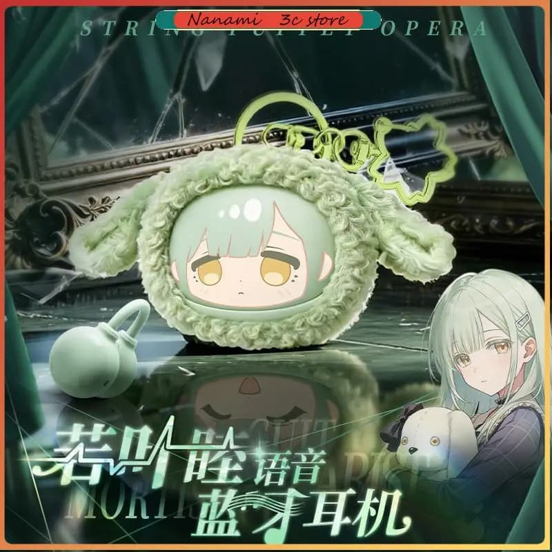Pre-sale BanG Dream Ave Mujica Mortis Clip-on Bluetooth Earphones Anime Character Voice Wireless Earbuds Merchandise Gifts