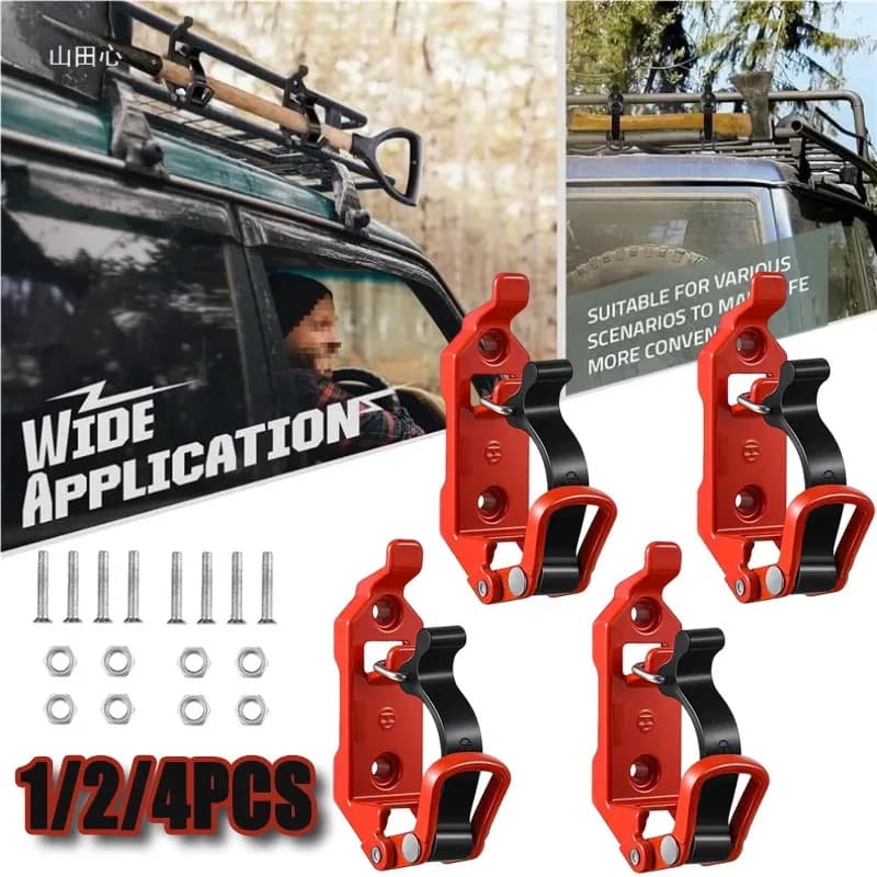 2 4PCS Wall Mounting Tool Bracket Shovel Ax Quick Release Clamp for Car RV Boat Home Accessories
