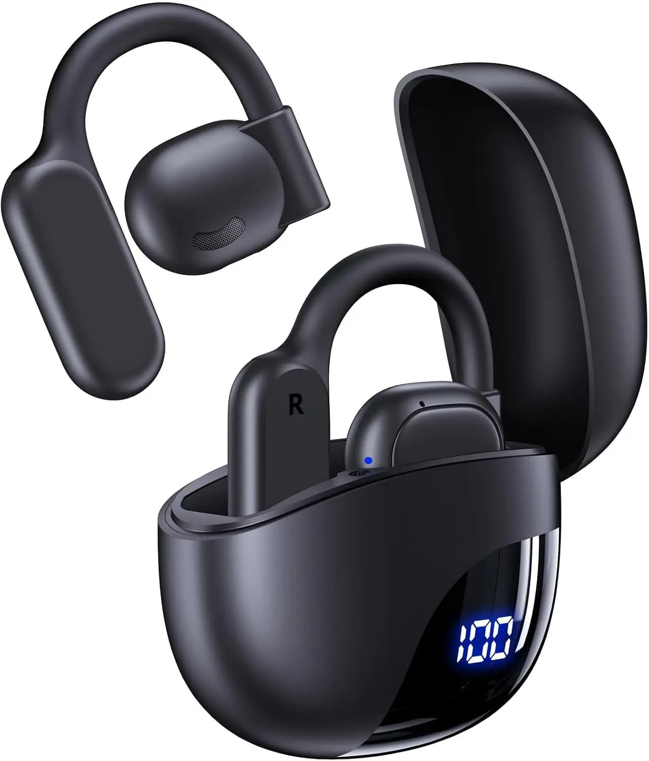 Real-Time AI Translation Earbuds: 164 Languages, 80H Playtime, Bluetooth 5.3