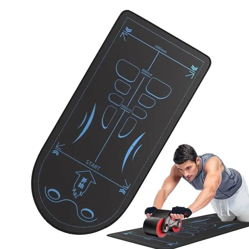 Abdominal Knee Mat Non-Slip Knee Mat Ab Roller Abdominal Exercise Mat 7mm Thick Floor Pad Sound Insulation Knee Pad for Gym